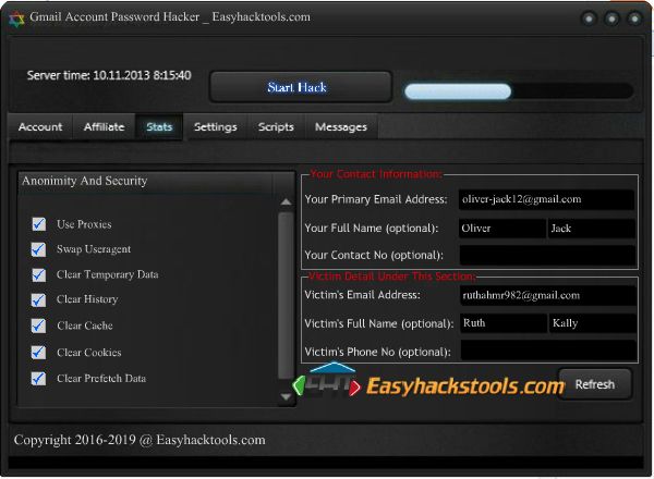 gmail hacker tool